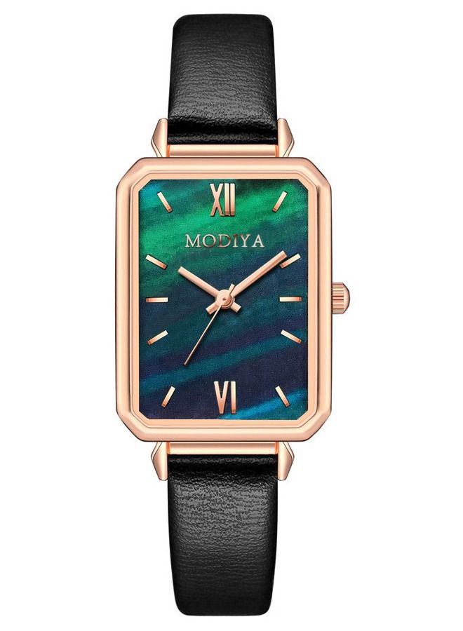 MODIYA Women's Casual PU Leather Analog Watch - Image 1