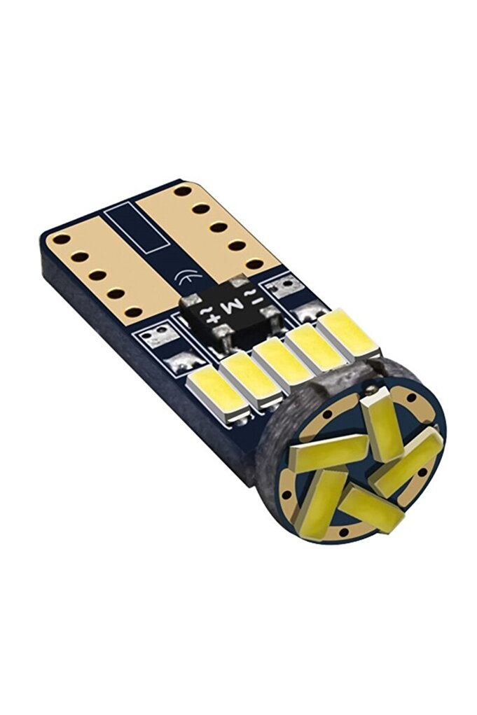 rayihni T10 White 10PCS T10 W5W Canbus Bulbs 194 LED 4014 SMD 15 LED Bulbs White Error Free Car Auto Wedge I - Image 2