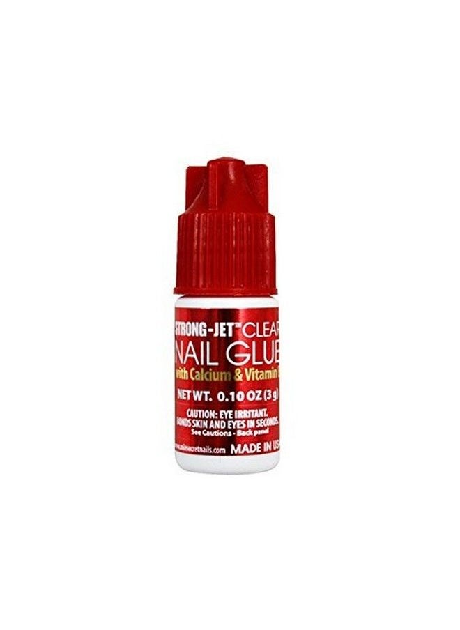 MIA SECRET - Ecret Strongjet Clear Drop On Nail Glue  Fast Drying And Long Lasting - Image 1