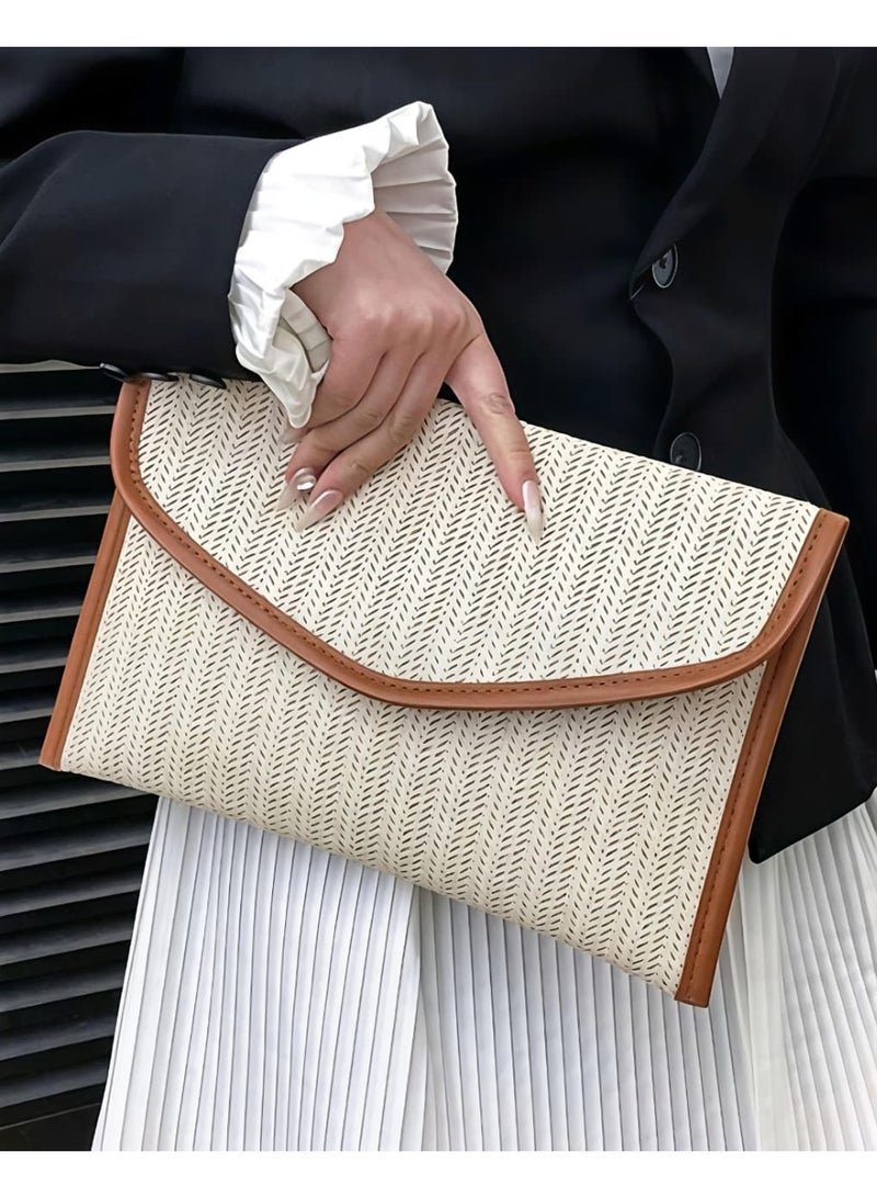 Shein New European & American Style Woven Clutch FROM SHEIN - Image 1