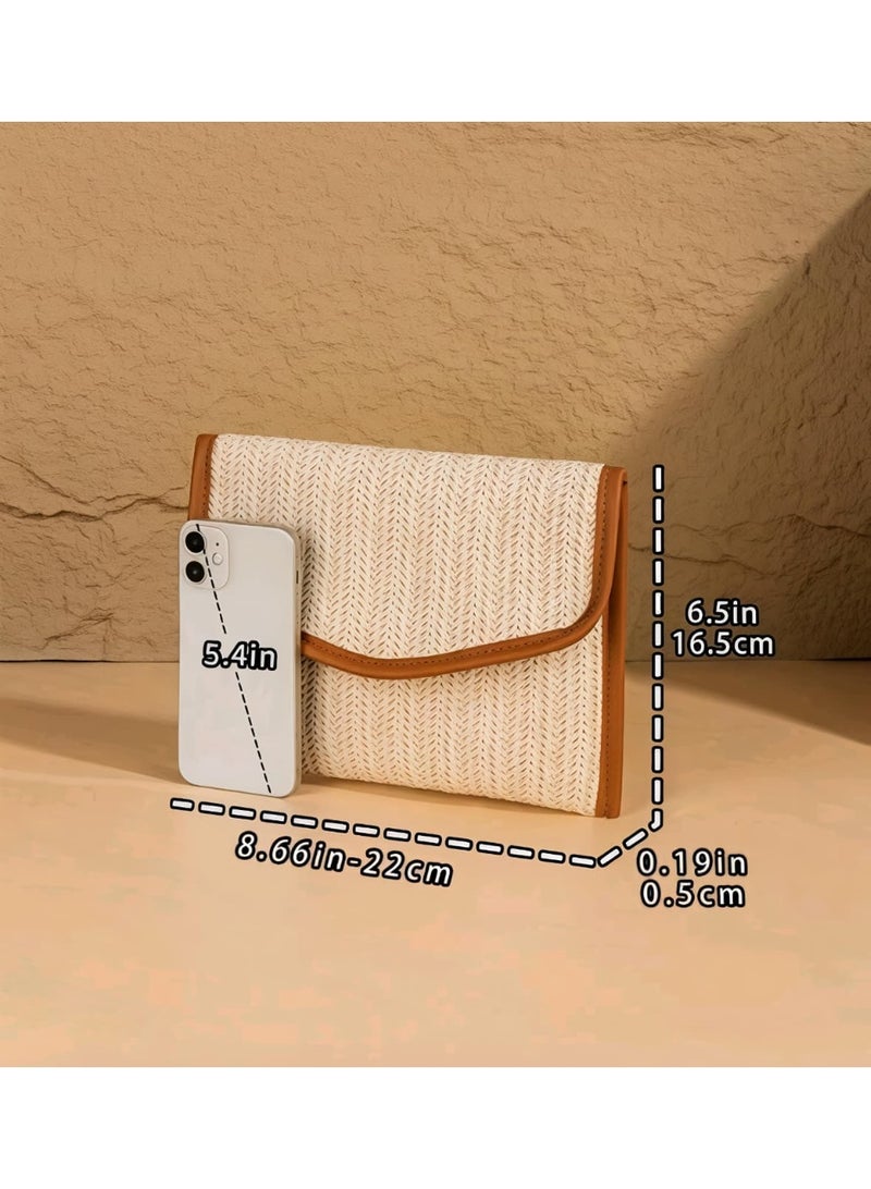 Shein New European & American Style Woven Clutch FROM SHEIN - Image 2
