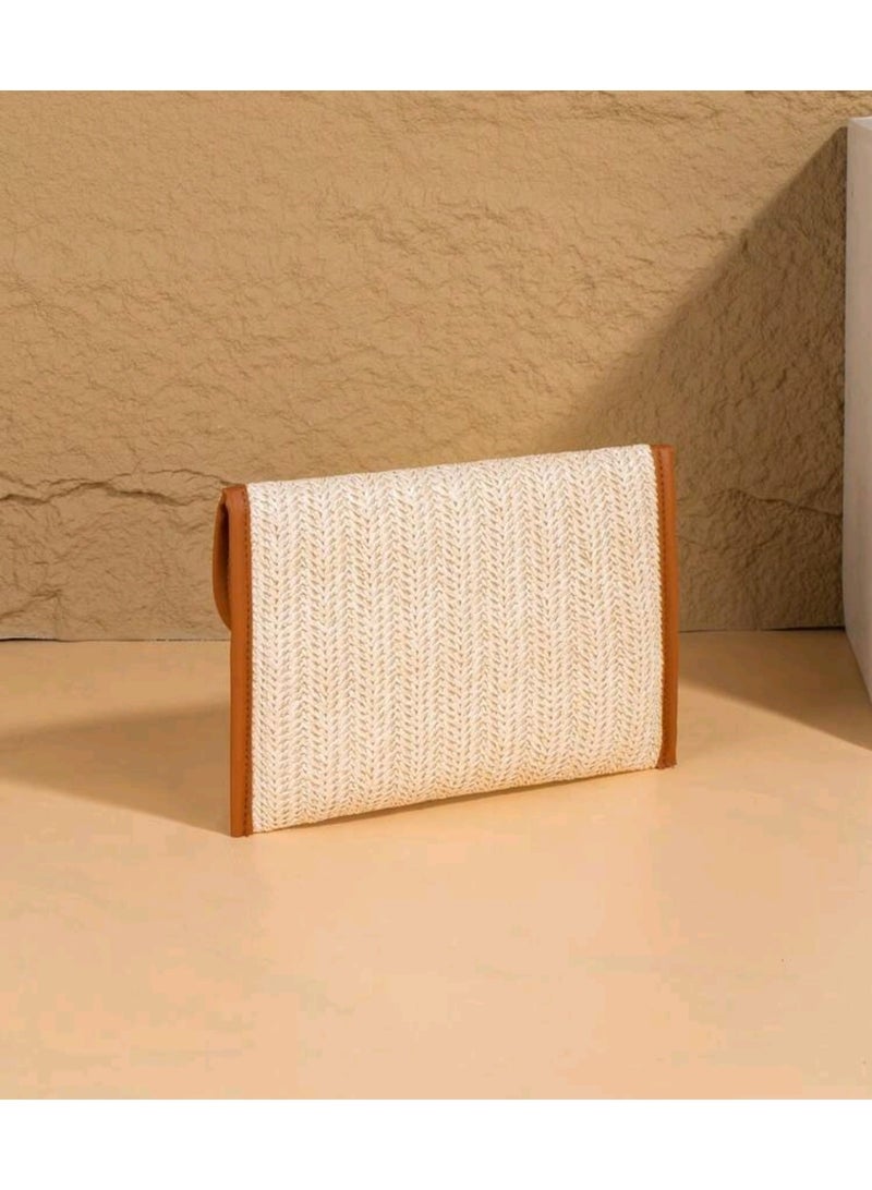 Shein New European & American Style Woven Clutch FROM SHEIN - Image 4