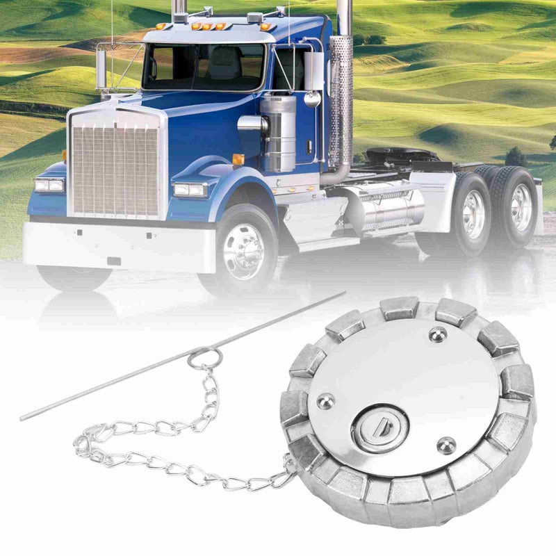 Fuel Cap Lock SNV431089 Oxidation Resistant Strong Sealing Leak Proof Replacement For Peterbilt Semi Truck Models - Image 5