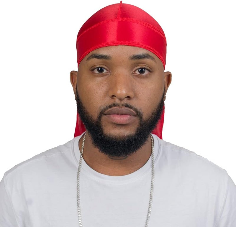 ForceWave Silky Durag for Men Wave Cap Satin Dorag for Men Women 360 Wave - Image 3