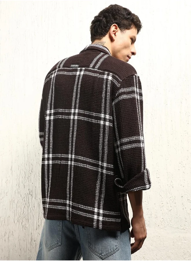 هوبرهولمي Brown Shirt For Men