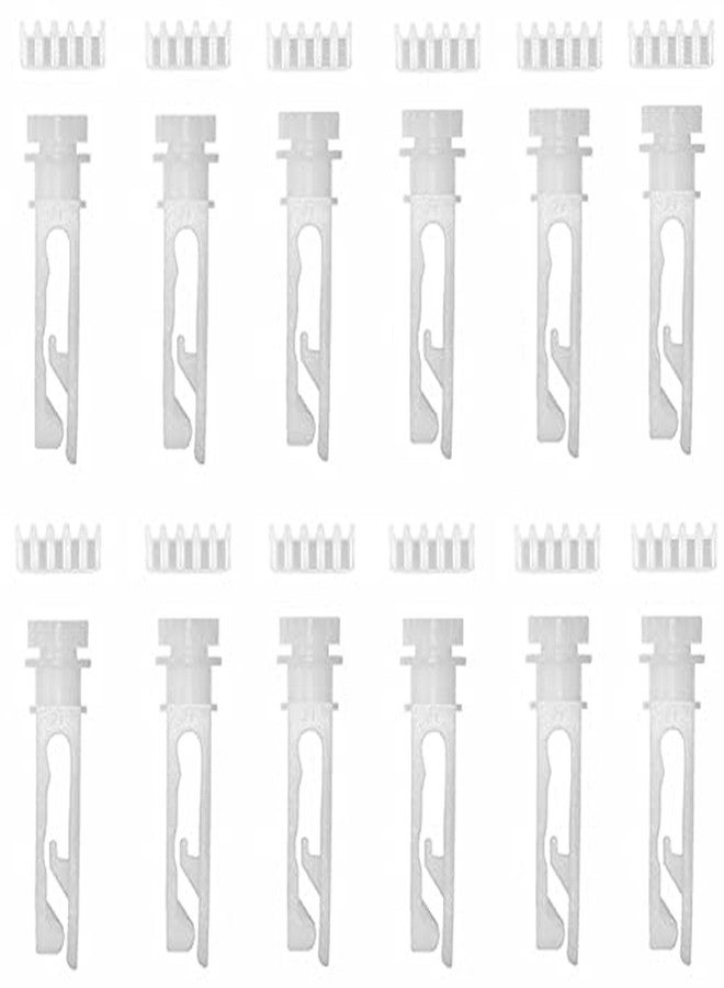 APUXON 40pcs The Stem and Gear for Vanes Carrier of 3-1/2" or 5" Vertical Blinds Components Used for Headrail - Image 1