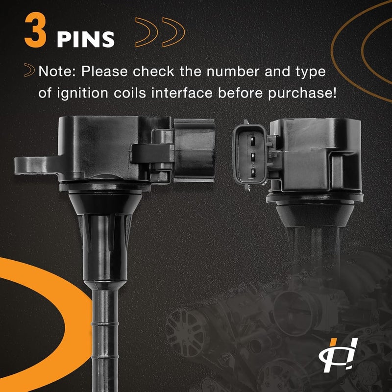 HQPASFY UF401 Ignition Coil Set of 6 for Infiniti and Nissan Vehicles - Image 5