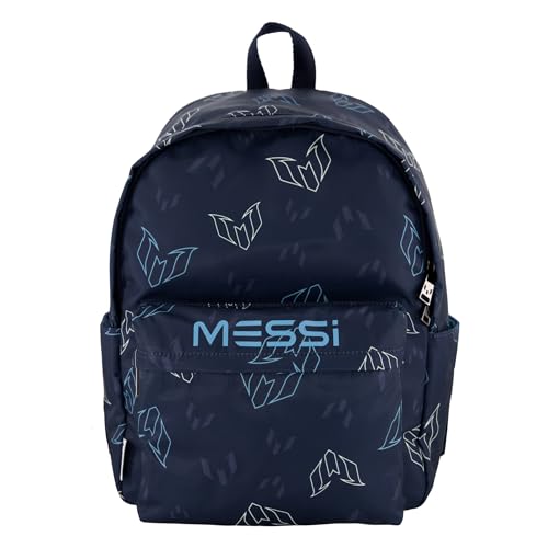 Messi Lifestyle Backpack, Bookbag with Pockets & Adjustable Straps, Blue Multi, One Size - Image 1