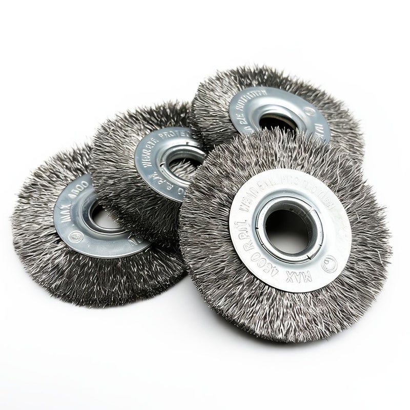75mm Stainless Steel Wire Wheel Brush 16mm Hole For Angle Grinder Rust Removal - Image 3