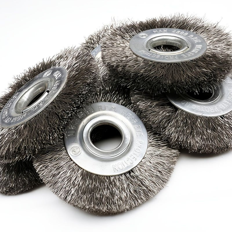 75mm Stainless Steel Wire Wheel Brush 16mm Hole For Angle Grinder Rust Removal - Image 5