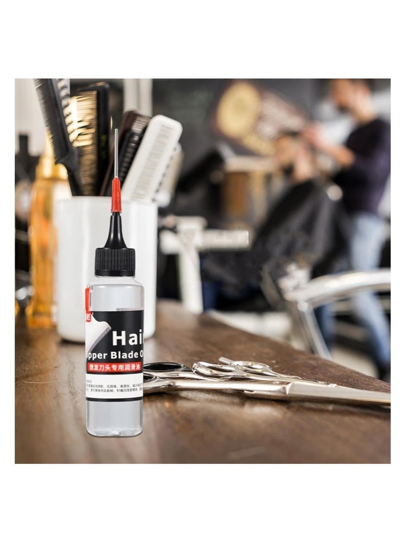 Apustim 2 Pcs Hair Clipper Blade Oil，Machine Oil，Shaving Oils，Hair Clippers Blade Lubricating Oils，For Blade Corrosion，Clippers，Trimmers，Rust Prevention（60ml+60ml） - Image 4
