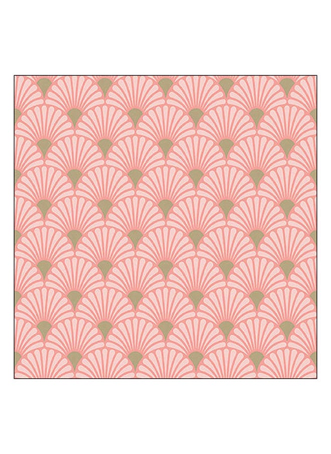 Ambiente Ambiente Large Art Deco Rose / Gold Napkins 