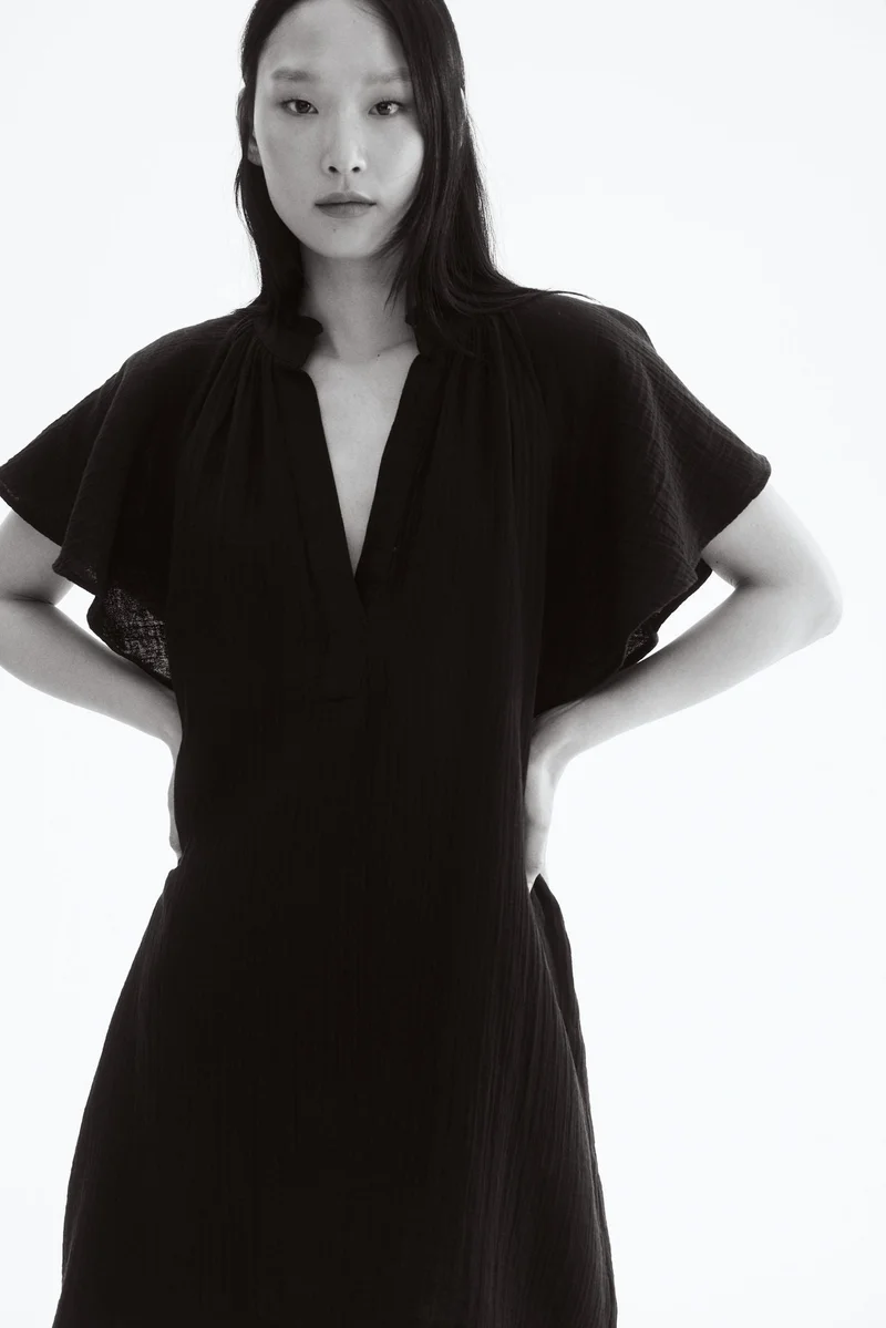 H&M A-line muslin dress