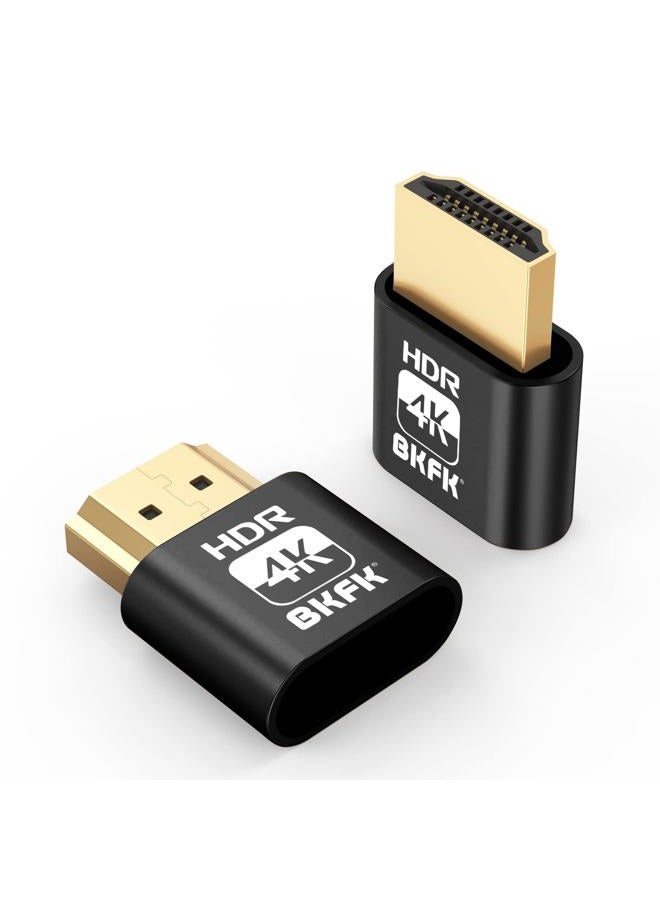 BKFK HDMI Dummy Plug 4K HDR,Virtual Monitor EDID Emulator, Headless Display Adapter,Headless hdmi Adapter，hdmi Dummy，Supports up to 4k@60Hz,1080@120Hz(4K-HDR-1P) - Image 2