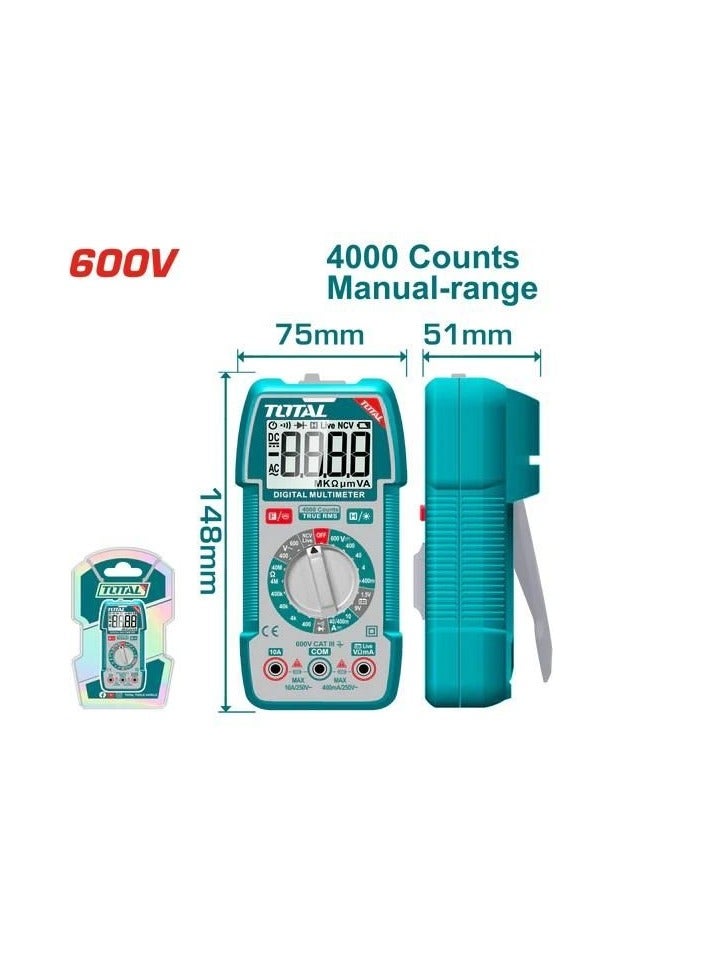 TOTAL TOTAl Digital Multimeter 600V TMT536002