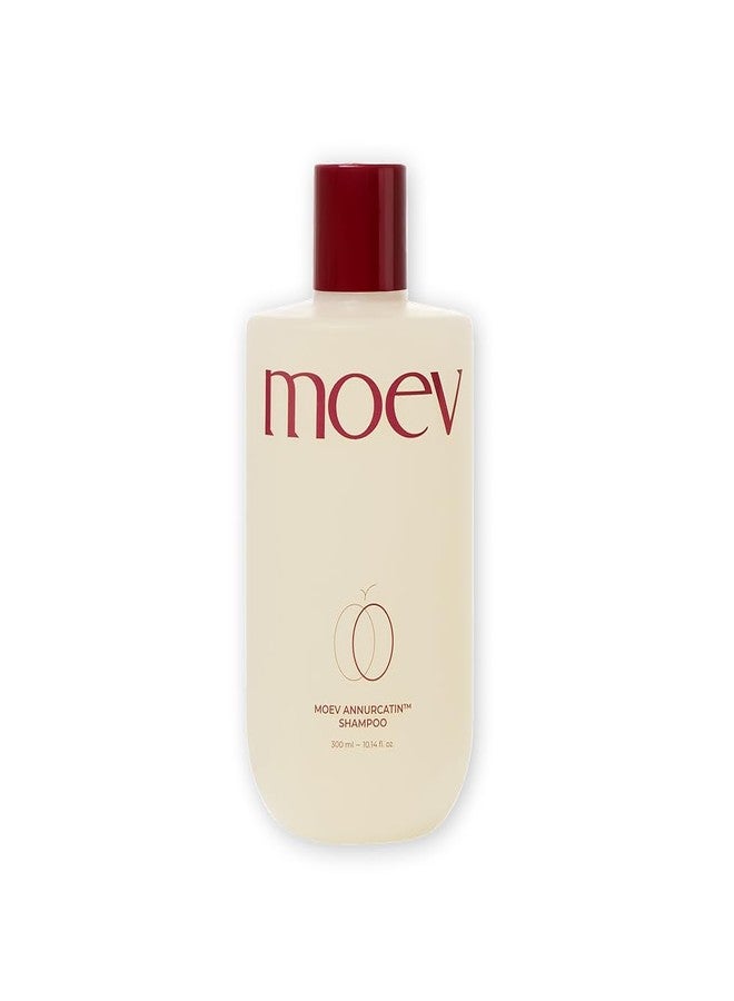 MOEV ANNURCATIN Shampoo | Korean Apple Hair Care for Strength and Volume in Thinning Hair | Adds Lift | Paraben-Free | Suitable for All Hair Types (10.14 fl.oz, Apple & Vanilla)