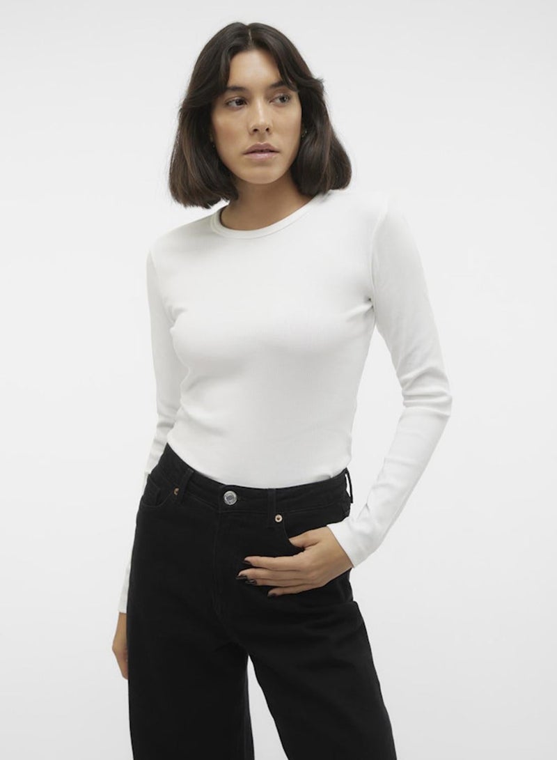 VERO MODA قمة قصيرة Vmchloe Ls جونيور Noos - Image 5