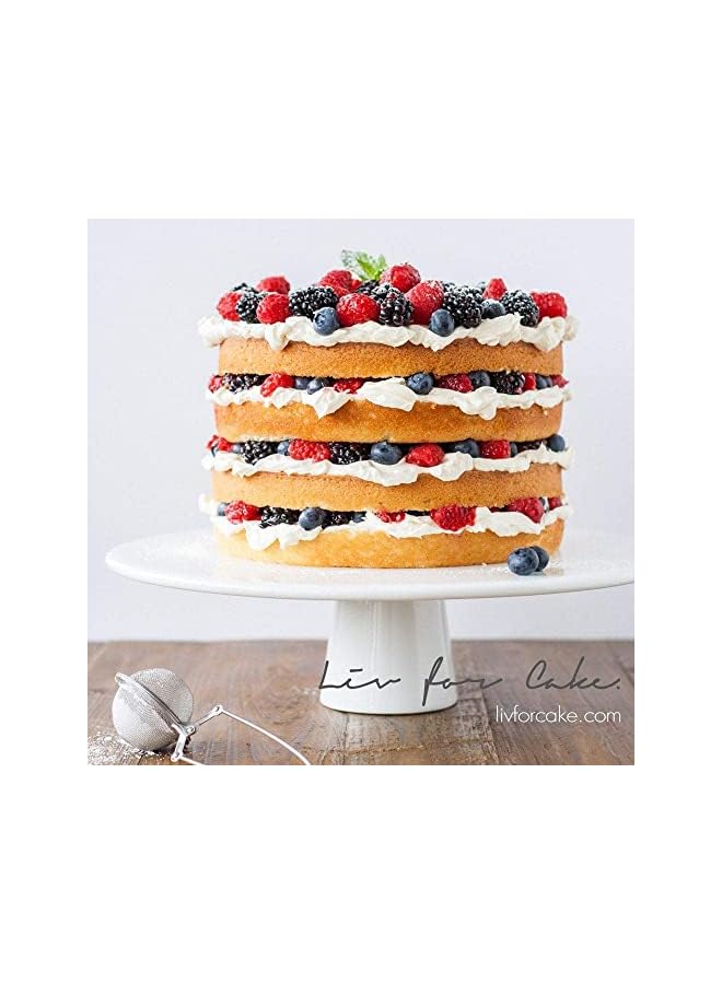 صينية كيك مستديرة من الألومنيوم المؤكسد من Daddio، مقاس 6 × 3 بوصة - Image 3