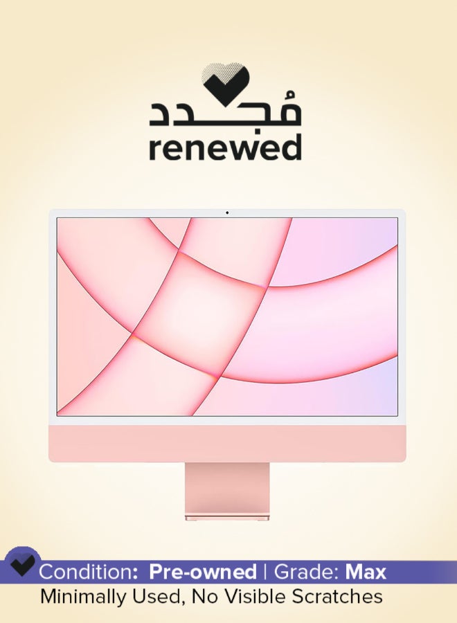 Apple Renewed - iMac AIO With 24-Inch Retina Display,M1 Chip Processor/8GB RAM/256GB SSD With Keyboard And Mouse pink - Image 1