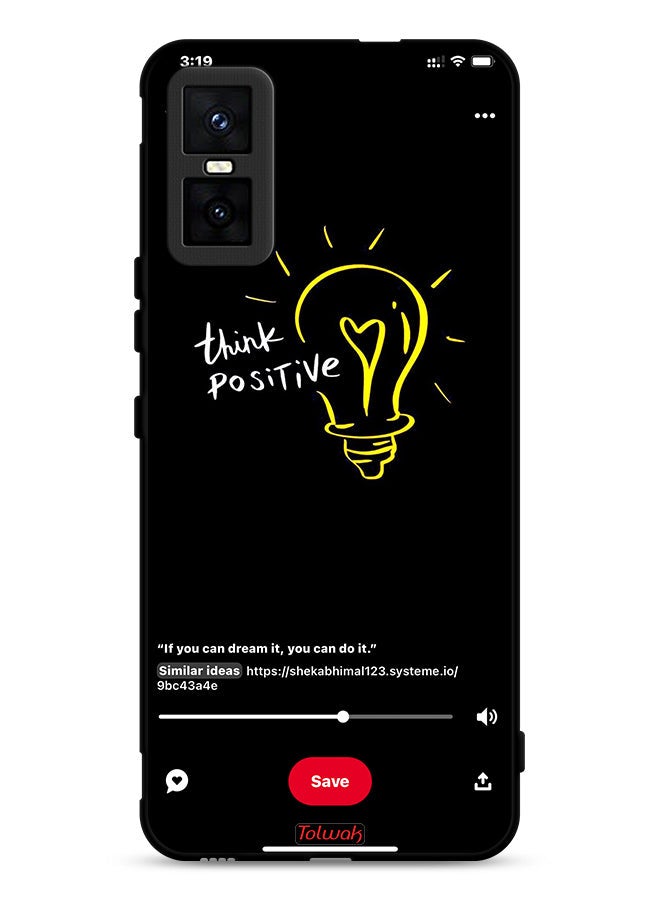 Tolwak Infinix GT 30 Pro Protective Case Cover Think Positive - Image 1