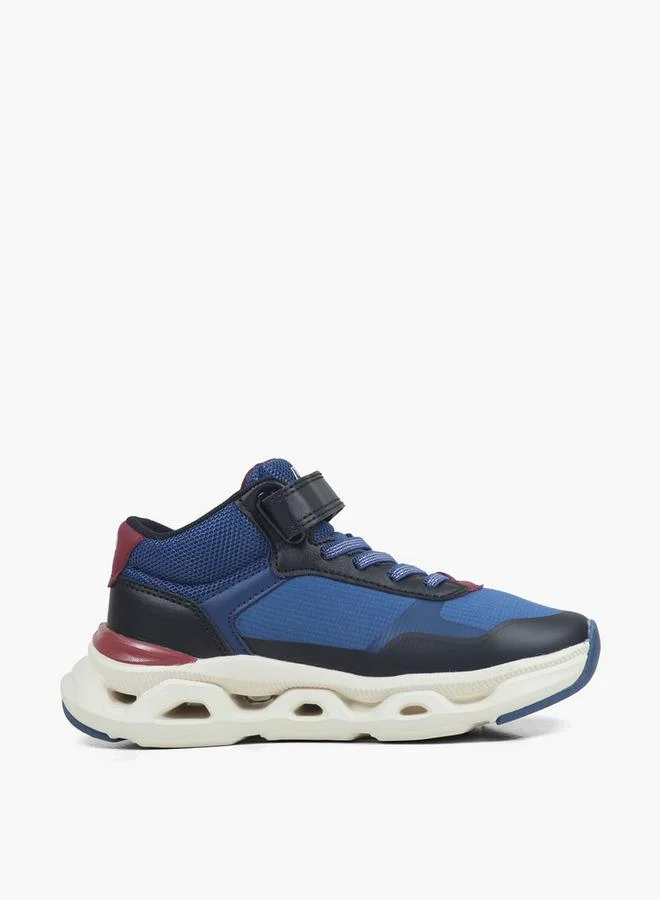 Gap BLUE Boys Sacramento Mid Hook & Loop Ankle Sneakers for Men | Best Price UAE
