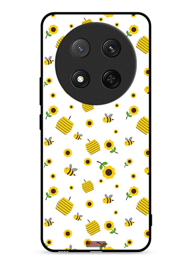 Tolwak Honor X9c 5G Protective Case Cover Sunflowers And Bees  - Image 1