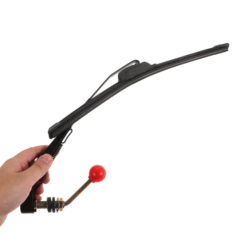Universal Manual Windshield Wiper Kit 30 35 Inch Blade Hand Operated for UTV Golf Cart Motorcycle Outdoor Use - Image 3