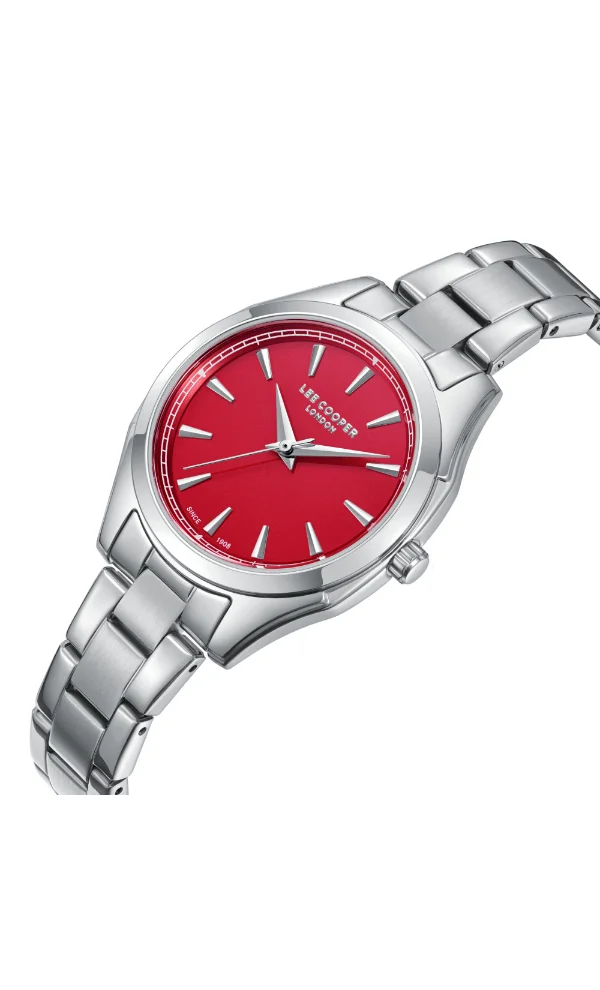 لي كوبر Women's Metal Analog Watch LC08006.380 - 31 mm