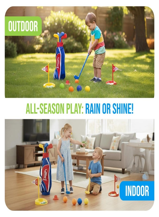 Atlasonix Toddler Golf Set - Kids Golf Clubs, Toddlers Golf Club, Toddler Toys (Includes Original Kid Golfer Cart & Gloves, 8 Balls and 3 Sticks) Sports & Outdoor Play Toys, Outdoor Toys - Image 4