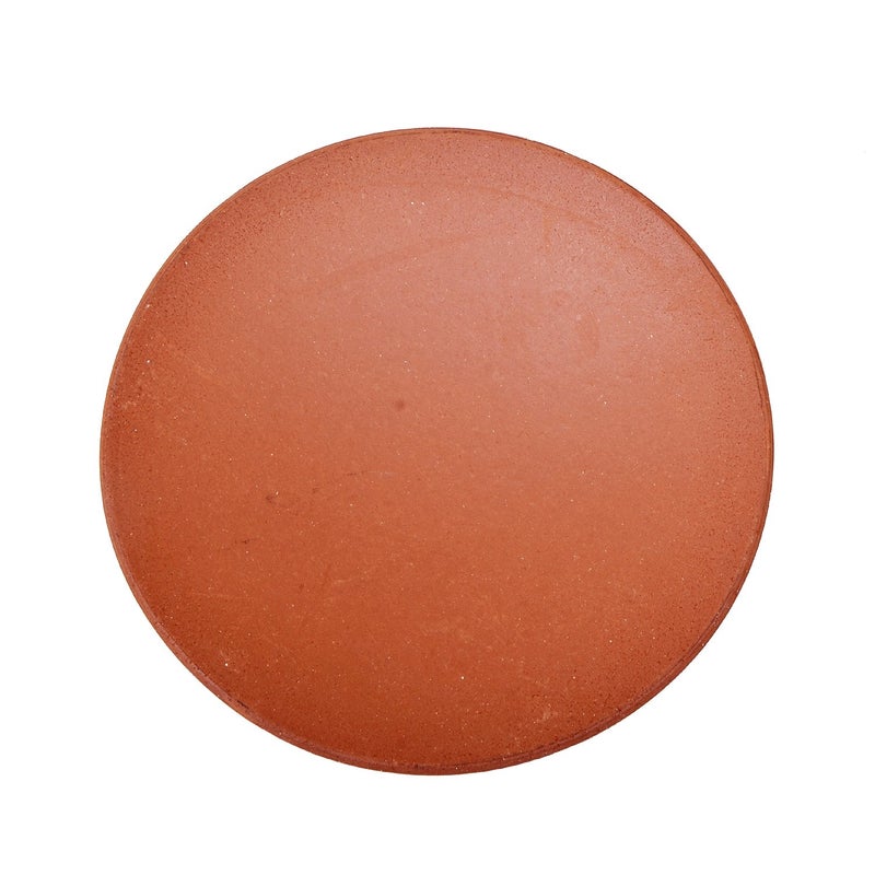 R.V. CRAFTS طاسة ديسي من الطين مع حامل وطاسة إضافية بدون حامل - بني، 20 × 20 × 20 سم - Image 5