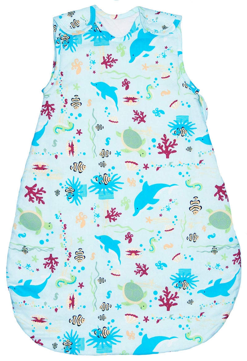 Baby in a Bag Baby Sleeping Bag Wearable Blanket100 Cotton Summer Model 1 Tog Medium 1024 mos 