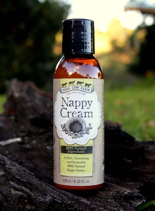Four Cow Farm 100% Natural Nappy Cream 125ml - Image 2