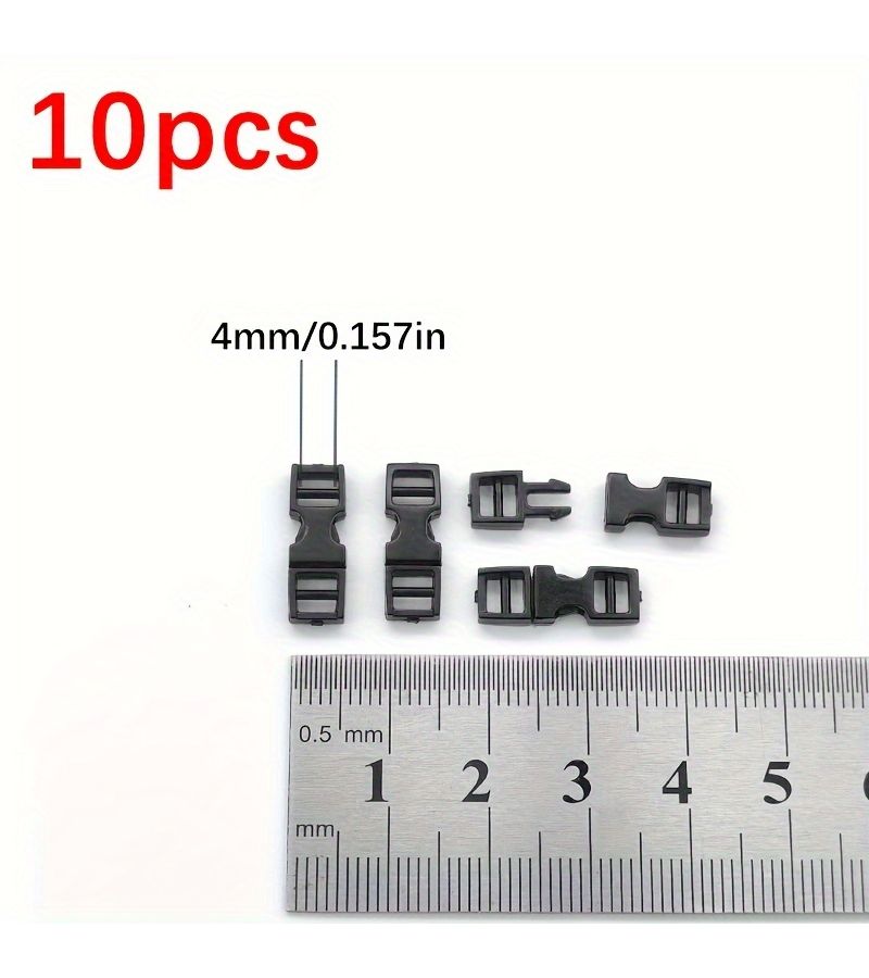 Mini Insert Buckles 4mm for Doll Clothing Crafts Sewing DIY Supplies 10pcs - Image 3