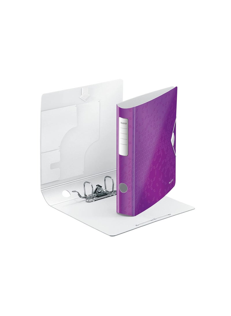 Leitz Wow Pp 180° Active Lever Arch File 65Mm Purple - Image 3