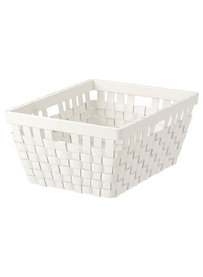 Zaboon Basket, White, 38X29X16 Cm - Image 1