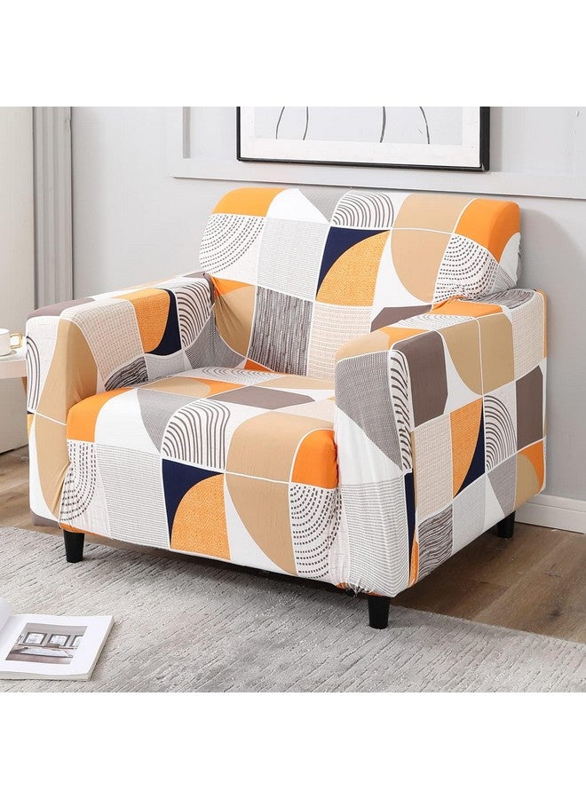 Furshine® Sofa Cover 3 Seater and 2 Seater Fully Covered Universal 5 Seater Sofa Cover Non-Slip Sticky Elastic Stretchable Sofa Set Slipcover Protector for (Square Abstract, Five Seater(3+1+1)) - Image 3