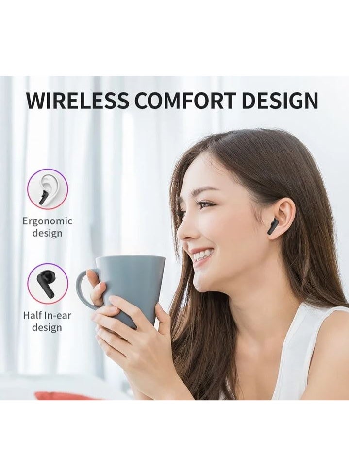 Celebrat W53 Earphone HIFI Noise Cancellation Bluetooth-compatible 5.3 Earbuds - Image 3