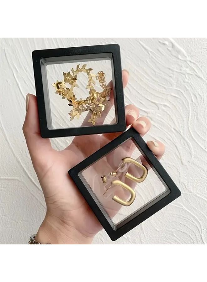20pcs Plastic Jewelry Display Boxes 3D Floating Frame For Home Decor Beading - Image 2