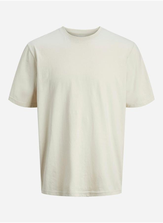 JJ Rebel by Jack & Jones Solid Crew Neck T-Shirt 
