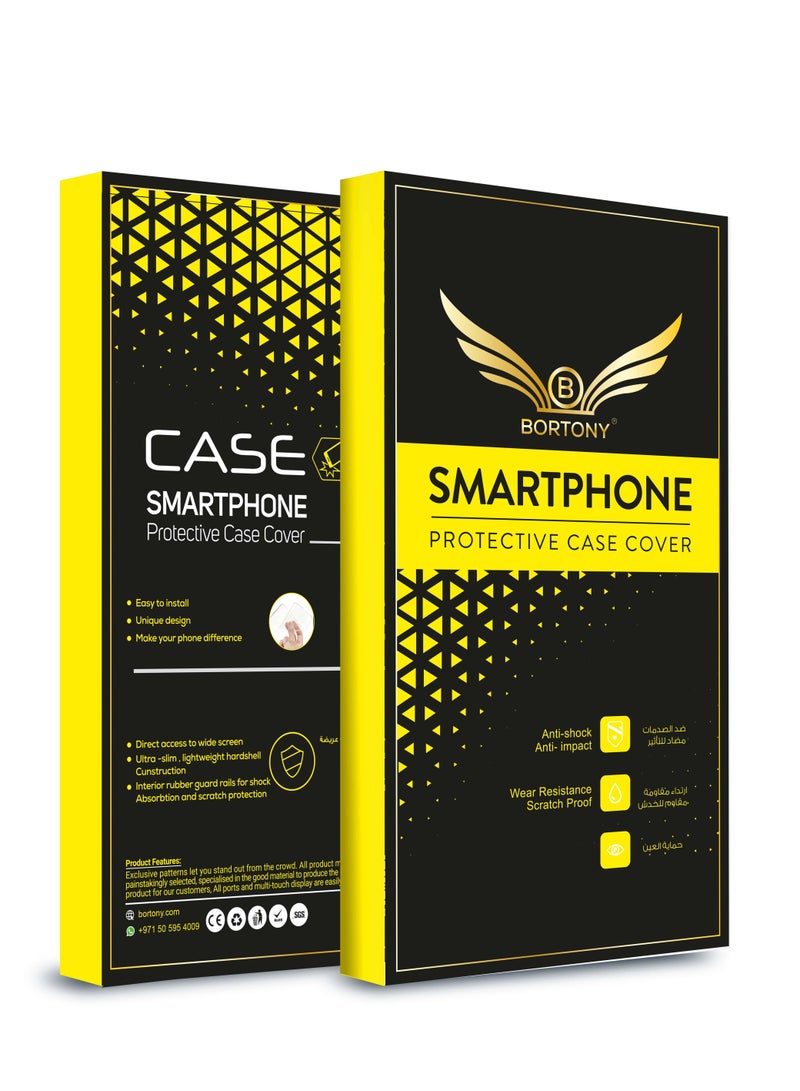 BORTONY Protective Case Cover With Finger Grip Stand For Samsung Galaxy A51 4G - Image 4