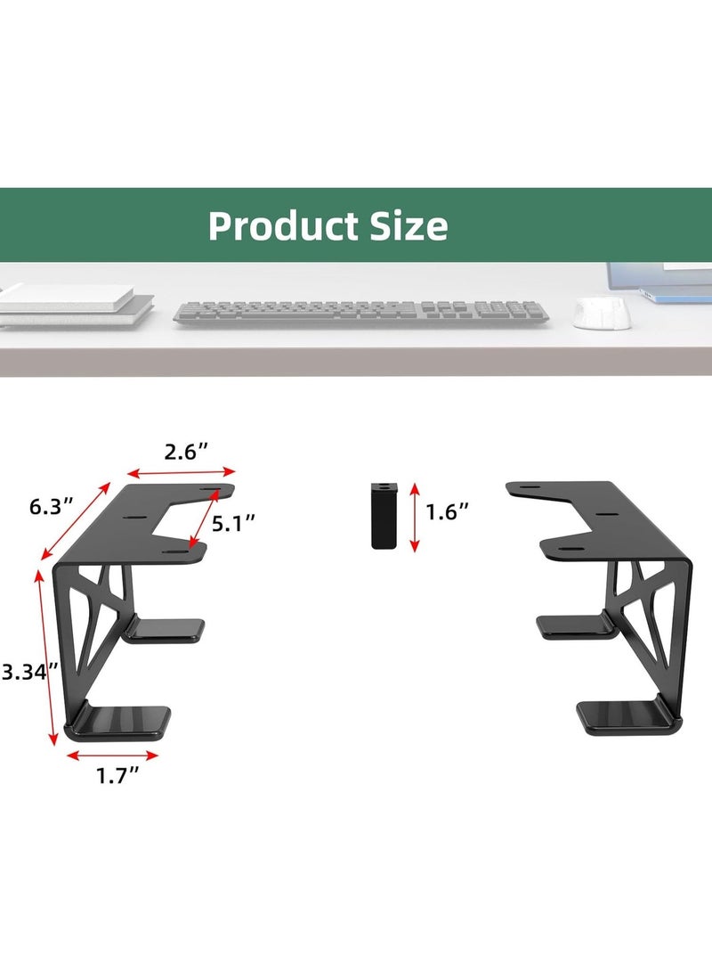 Under Desk Storage Mount - Universal Metal Holder for Xbox Series S, Xbox One S/X, Xbox 360 & Mini PCs - Image 4