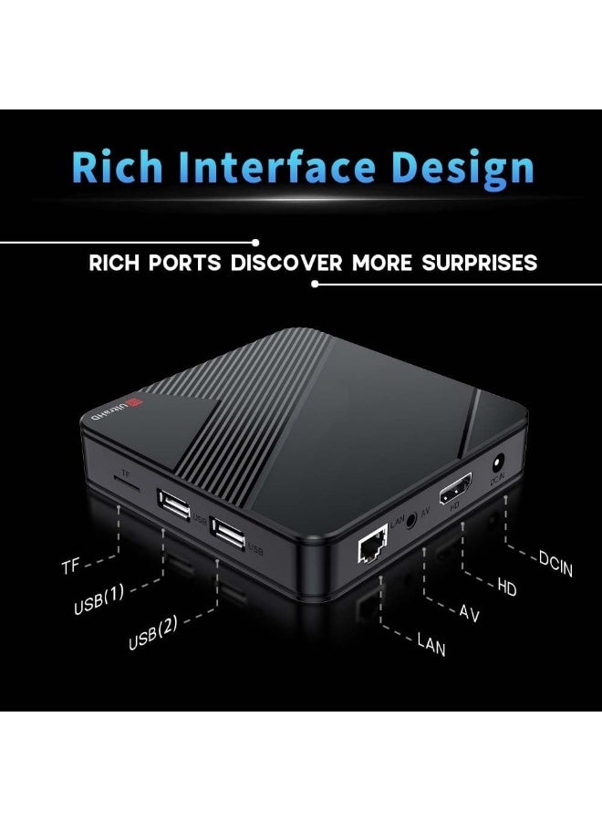 TIGER X99 PC Box MAX Smart Media Player with 4K Ultra HD Output, RK3518 Quad-Core Processor, 2GB RAM, 16GB Storage, 5G WiFi Internet TV Box for Home Entertainment - Image 3