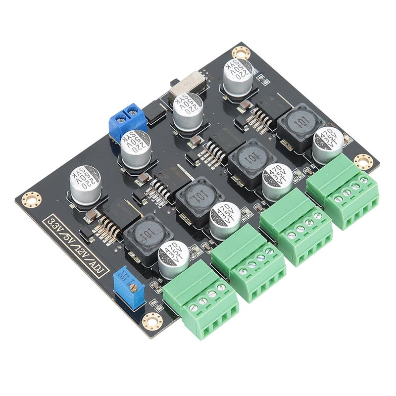 klarako Multi Channel Switching Power Supply Module, Multi Channel Switching Power Supply Module with 3.3V 5V 12V ADJ Adjustable Voltage Output Buck Converter - Image 4