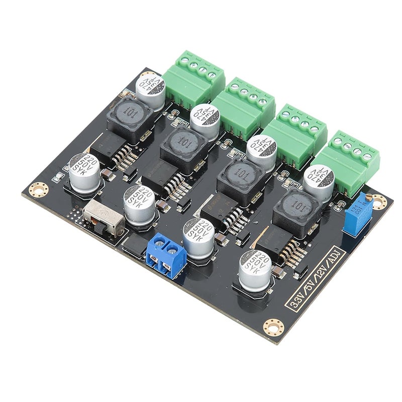 klarako Multi Channel Switching Power Supply Module, Multi Channel Switching Power Supply Module with 3.3V 5V 12V ADJ Adjustable Voltage Output Buck Converter - Image 5