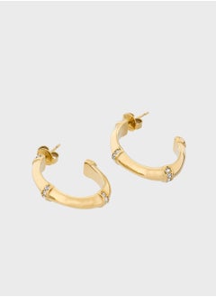 GUESS Bamboo Hoop Earings  - Image 2