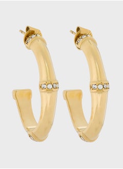 GUESS Bamboo Hoop Earings  - Image 1
