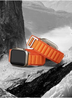 IAF Alpine Loop Strap Compatible with Apple Watch Ultra Strap 49mm Size 45mm 44mm 42mm Sports Nylon Adjustable Replacement Band with Titanium G Hook for iWatch Series  - Image 2