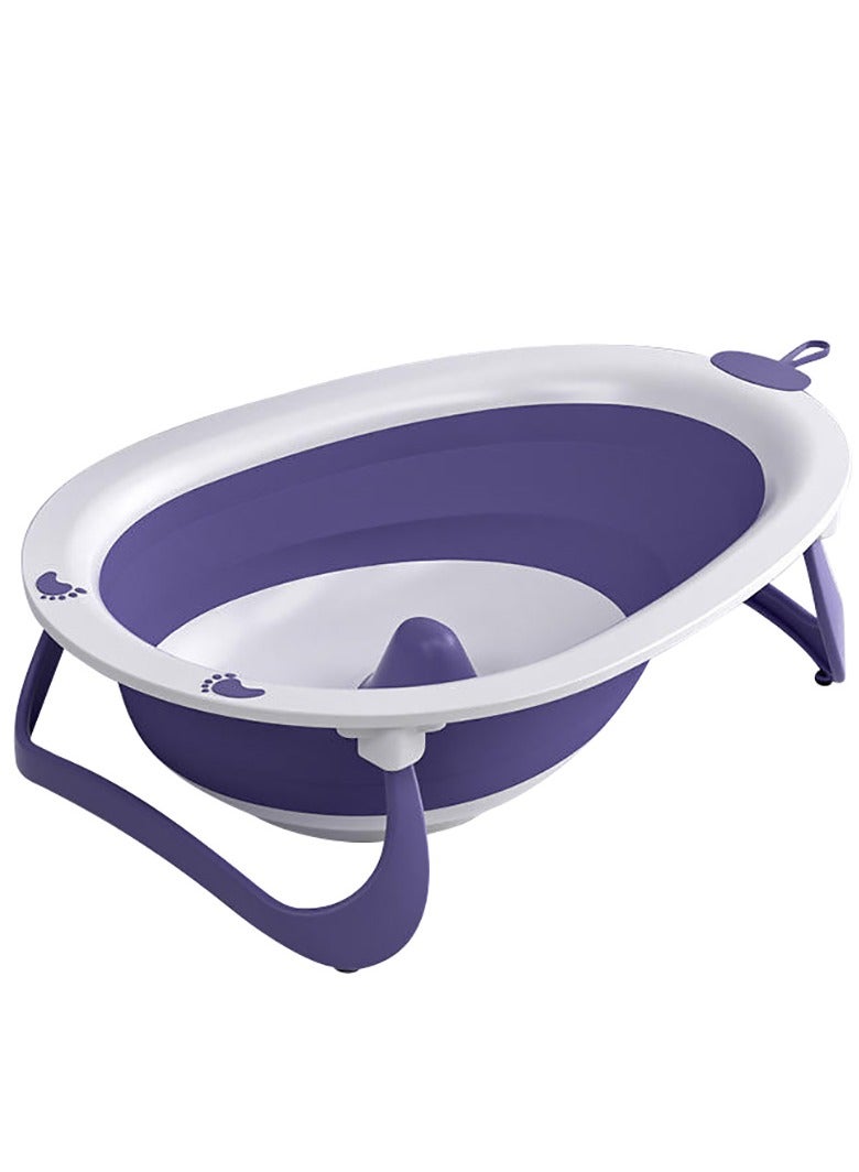 Bumble & Bird - Egg-Shape Style Foldable Bathtub - Blue - Image 1