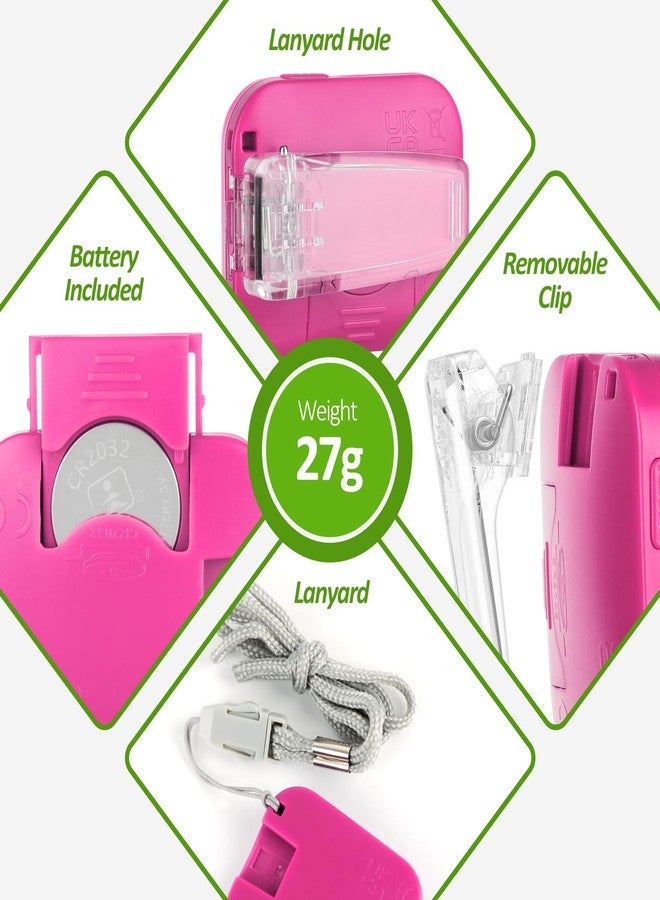 Beroziyesi 3D Pedometer for Walking, Simple Step Counter for Walking with Removable Clip and Lanyard, Accurate Pedometers for Steps, Step Tracker with Large Display for Men Women and Kids (pink) - Image 5