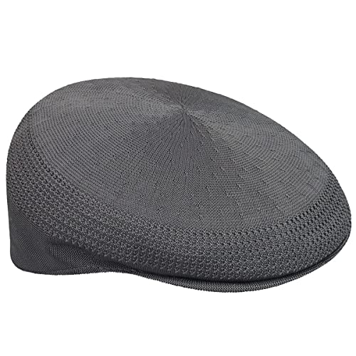Kangol Tropic 504 Ventair Flat Cap for Men and Women, Medium, Charcoal - Image 4